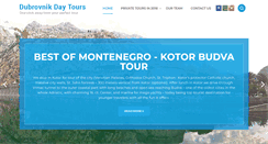 Desktop Screenshot of dubrovnikdaytours.net